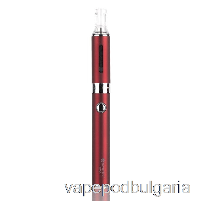 Vape 10000 Дръпки Kanger Evod Blister Kit Red